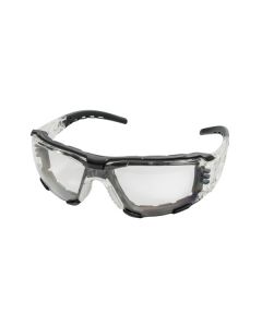 Pluto 3 Premium Foam Padded Safety Glasses - Clear Lens