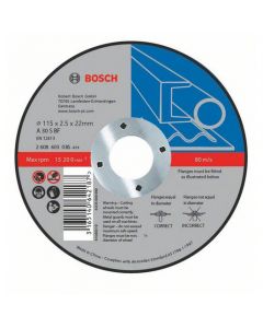 Bosch Metal Cut Off Wheel 115x2.5x22mm