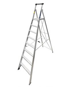 Aluminium Platform Ladder - 8 Step 2.4M