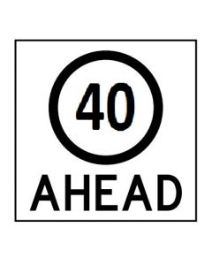 40Km Ahead (MMS-ADV-3) WA Mutli Message Sign