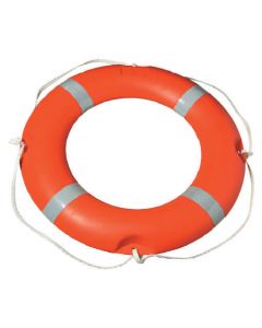 Hi-Vis Life Ring With Reflective Stripes and Rope