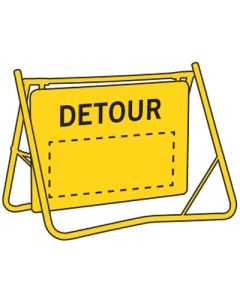 Blank Detour (T1-6BLKA) Swing Stand Sign and Frame