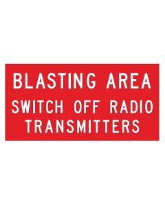 Blasting Area Switch Off Radio (MMS-ADV-6) WA Mutli Message Sign