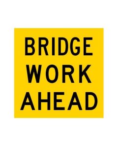 Bridge Work Ahead (MMS-ADV-7) WA Mutli Message Sign