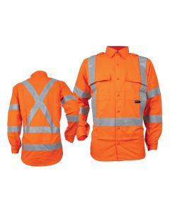 Flame Resistant Lightweight Shirt, Rail X Pattern, XL