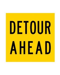 Detour Ahead (MMS-ADV-9) WA Mutli Message Sign