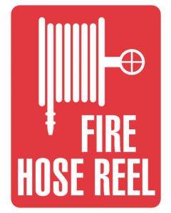Fire Sign - Fire Hose Reel 600 x 450mm Poly