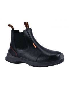 Oliver Kings Black Elastic Sided Safety Boot