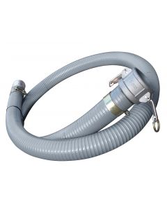 Suction Hose Kit With Camlock - 75mm x 6m Grey