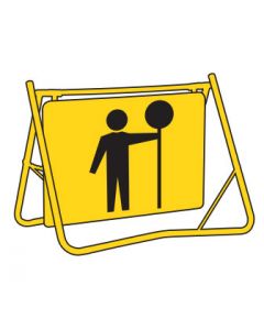 Swing Stand Sign - TRAFFIC CONTROLLER