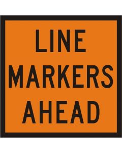 TC1465 Line Markers Ahead Orange