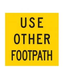 Use Other Footpath | 600 x 600 mm MMS sign (WA only)