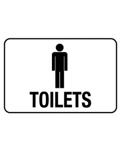 Information Sign - MALE TOILETS 