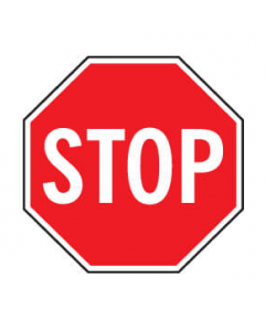 Regulatory Sign - Octagon Regulatory Sign STOP 