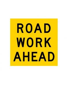 Road work ahead (MMS-ADV-38) WA Mutli Message Sign