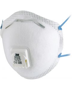 3M P2 Disposable Respirator with Valve, Box of 10