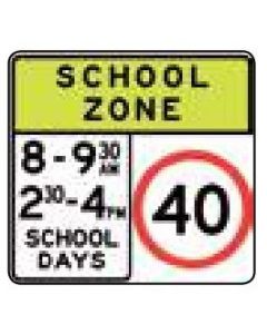 School Zone Speed School Days 1200 x 1135