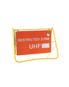 Swing Stand Sign - Restricted Zone 900 x 600mm