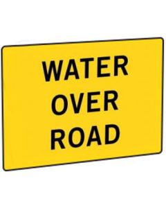 Swing Stand Sign Only - Water Over Road 900 X 600mm