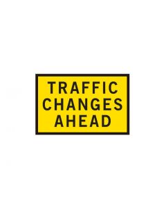 Traffic Changes Ahead (Class 1413) QLD Boxed Edge Sign