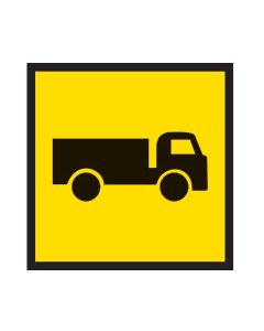 QLD - Multi-Message System Sign Metal, Truck 600 x 600mm