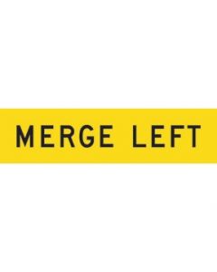 Merge Left Multi Message Sign 1200 x 300mm