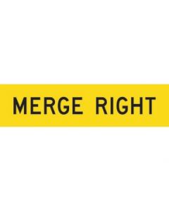 Merge Right Multi Message Sign 1200 x 300mm