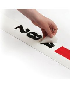 Vinyl Number Sticker Set 0-9 Black 75mm 