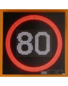 Variable Speed Limit LED Sign