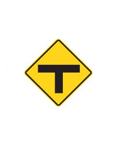T INTERSECTION (W2-3) 750 x 750 mm Australian Road signage