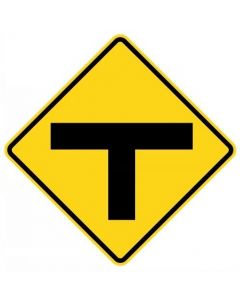 T Intersection Warning Sign (W2-3)