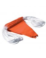 Extra Long Orange Safety Flagging / Bunting 100M