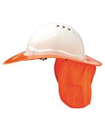 Hard Hat Plastic Brim Fluro Orange