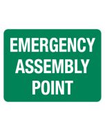 First Aid Sign - Emergency Assembly Point 600 x 450mm Poly