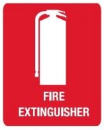 Fire Sign - Fire Extinguisher 150 x 120mm SA
