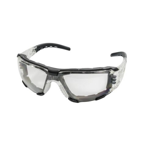 Pluto3 Premium Foam Padded Safety Glasses - Clear Lens | Jaybro