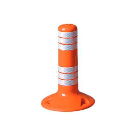 Orange Plastic Bollard - 31.5 Inches Tall Safety Post By T & S Equipment - View #11
