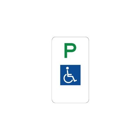 No Parking Disabled Access Required Full Colour Sign Printed Heavy Duty 3974S 