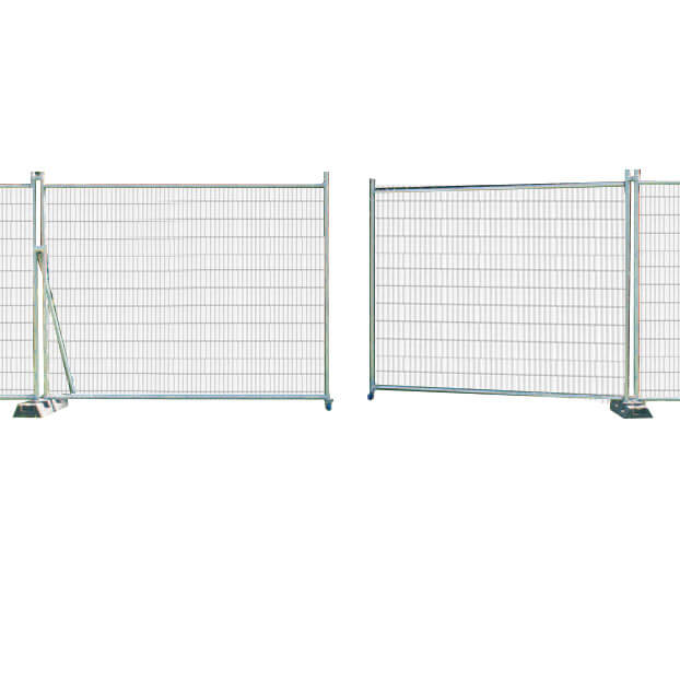 Vehicle Gate For Temporary Fencing