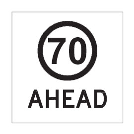 70 Ahead Class 1 / Corflute 600 x 600mm 