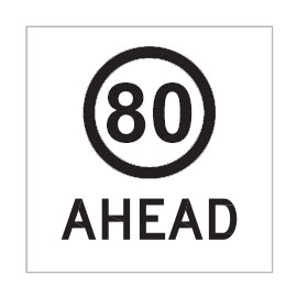 80 Ahead Class 1 / Corflute 600 x 600mm