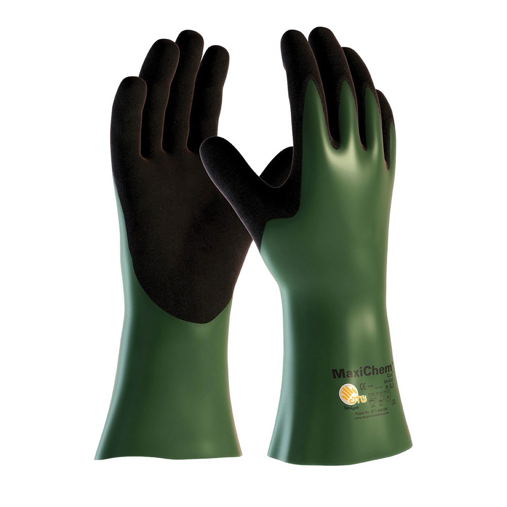 Maxichem Cut 3 35cm Glove Green Size 11