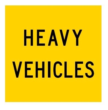 Heavy Vehicles (MMS-ADV-13) WA Mutli Message Sign