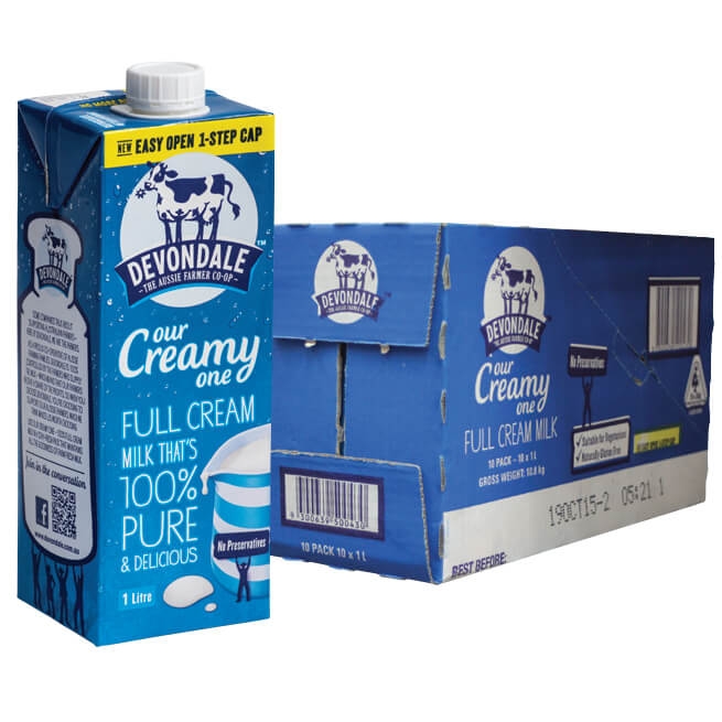 Milk Long Life-Carton 1lt case of 10