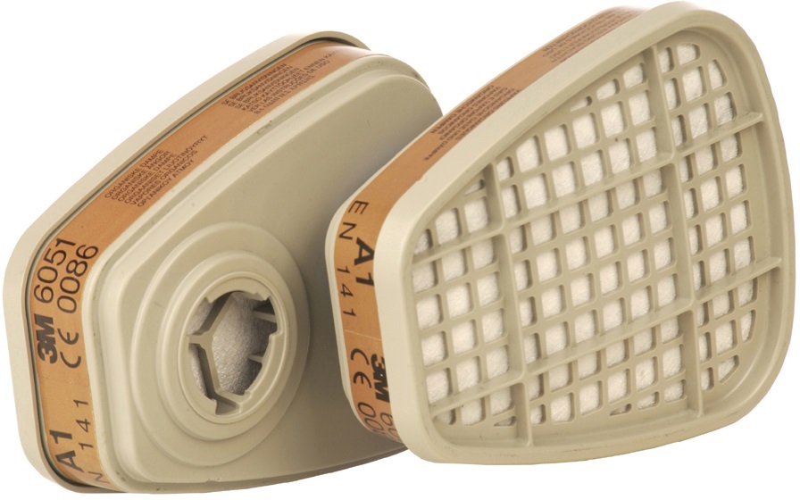 3M 6051 Respirator Cartridge A1 Organic Vapour