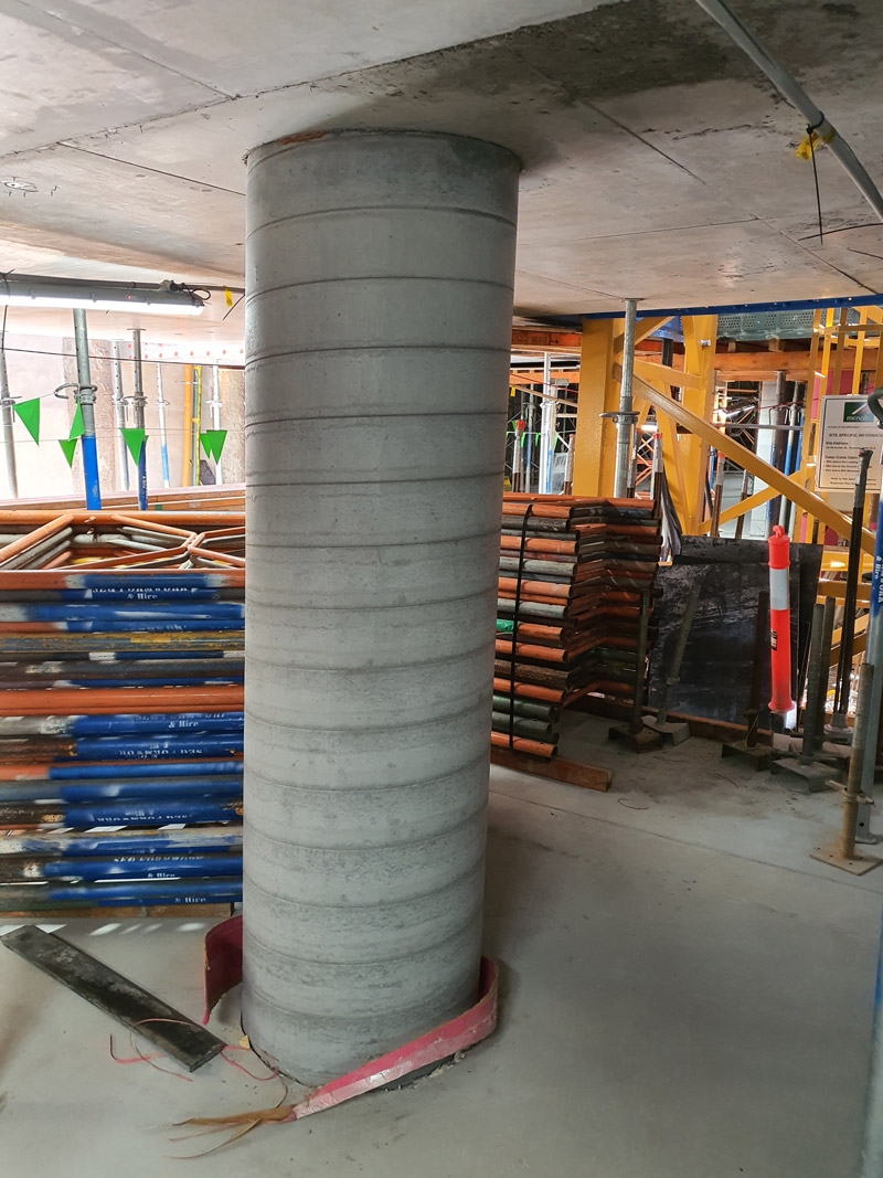 Consystex Standard Duty Column 550mm - Spiral Finish