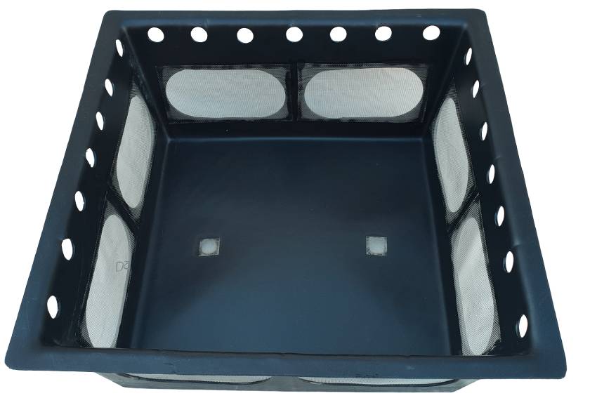 600x600mm SQID Litter Basket Suit Concrete Pit C/W Sqid Kit