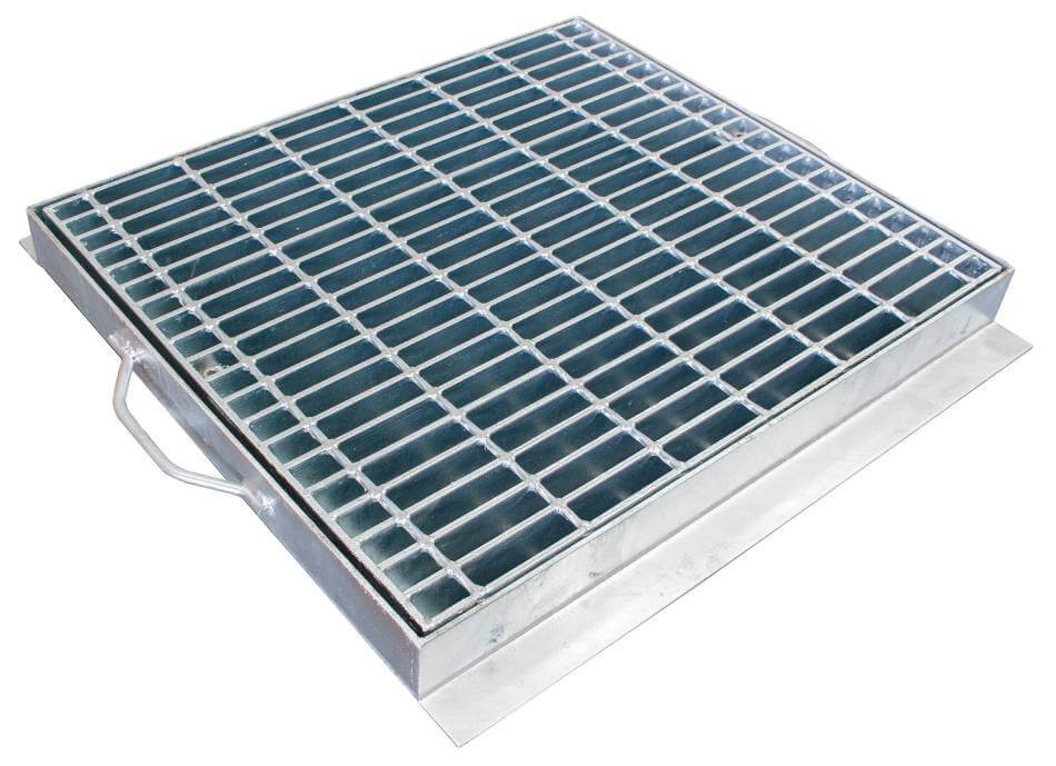 900 x 900 CL B Cast In Sump Grate And Frame