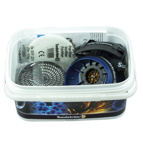 Sundstrom Asbestos Kit with Half Face Respirator and Filters