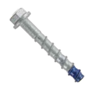 Powers Blue-Tip Screw Bolts, Galvanized
